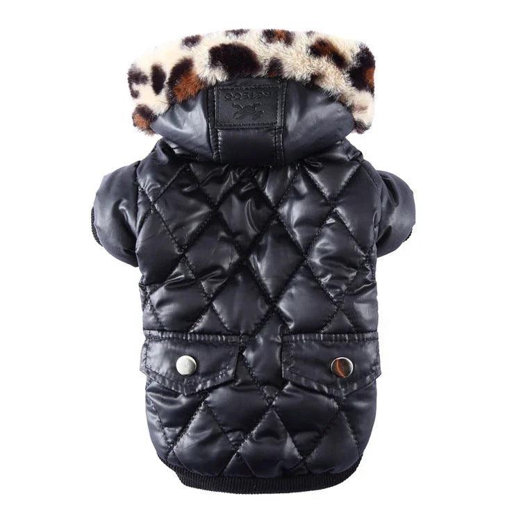Dog Winter Fur Collar Parka Coat – Multi-Colour | XS–2XL