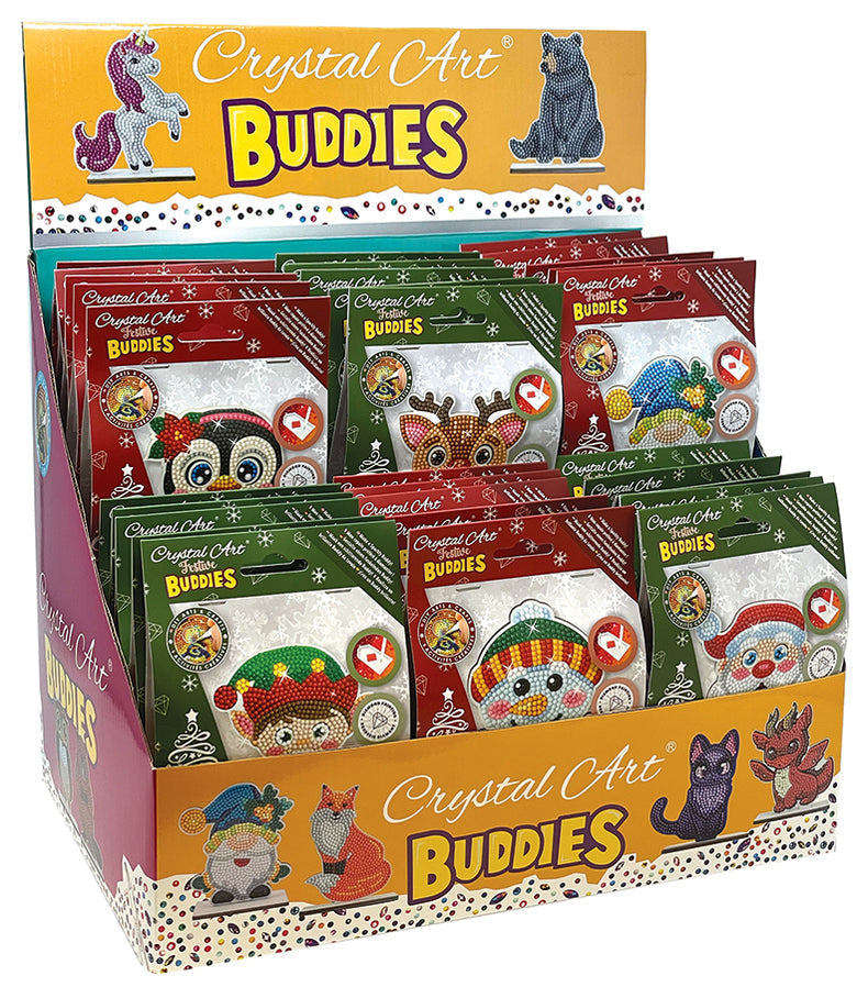 Crystal Art - Buddies: Holiday (Assorted 30 in PDQ)