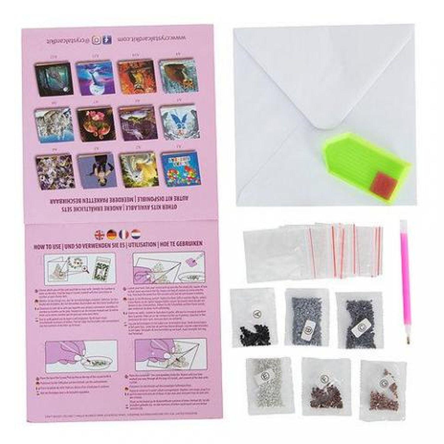 Crystal Art - CA Card - Cat Friends