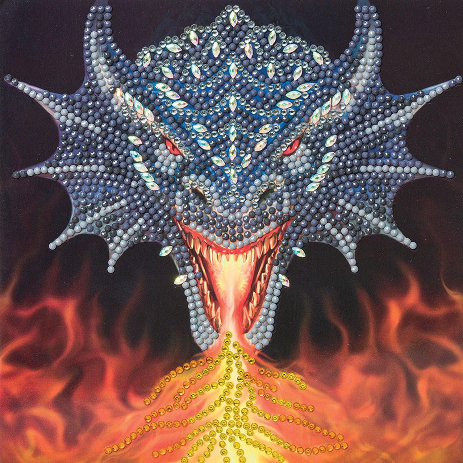 Crystal Art - CA Card - Dragon Fire Head