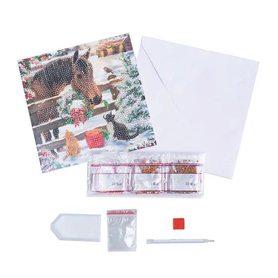Crystal Art - CA Card Kit: Christmas Friendship