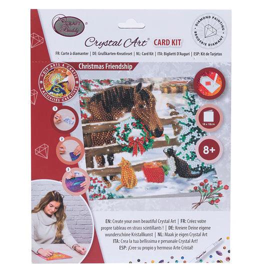 Crystal Art - CA Card Kit: Christmas Friendship