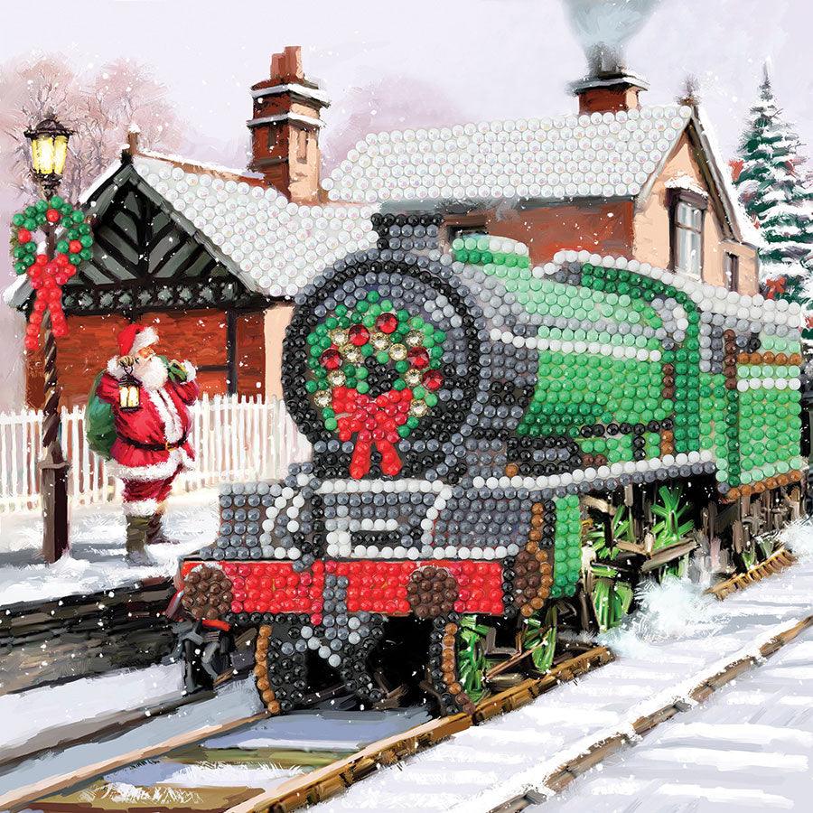 Crystal Art - Kit de cartes CA : Santa Express