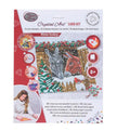 Crystal Art - Kit de cartes CA : Les ânes d'hiver