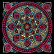Crystal Art - CA Card - Mandala