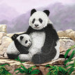 Crystal Art - CA Card - Panda