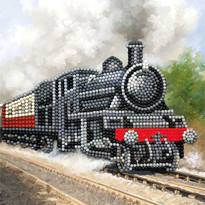 Crystal Art - CA Card - Train