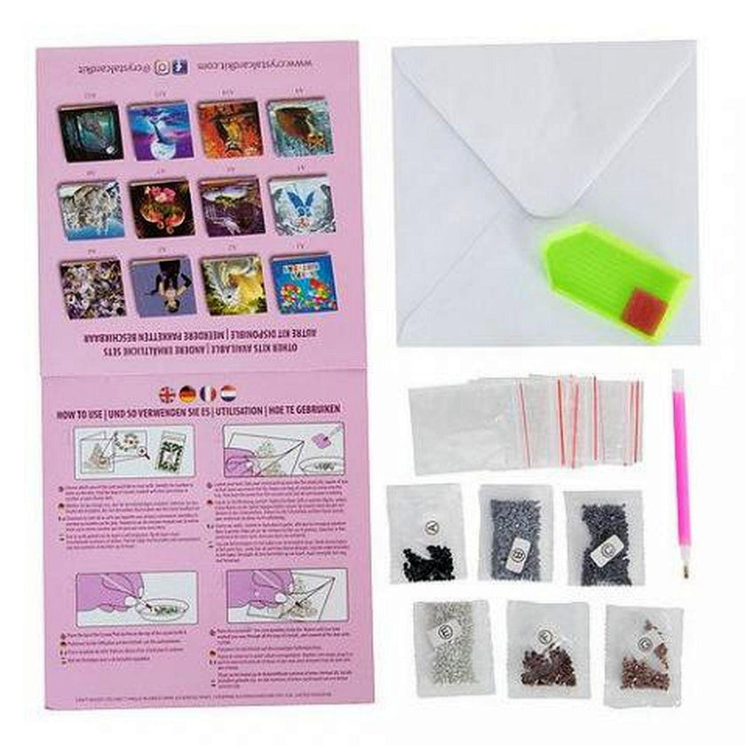 Crystal Art - CA Card - Train
