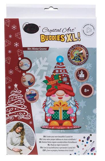 Crystal Art - CA Deco Kit: Mrs Winter Gnome