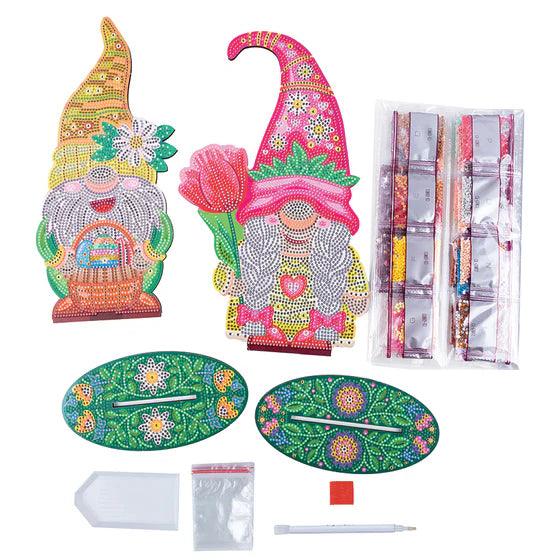 Crystal Art - CA Deco Kit: Spring Gnomes (Set of 2)