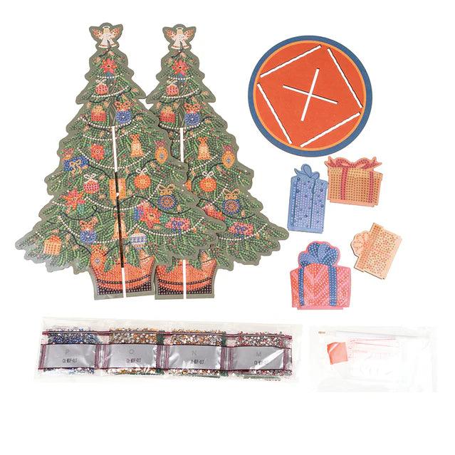 Crystal Art - Kit de décoration CA : Sapin de Noël en bois