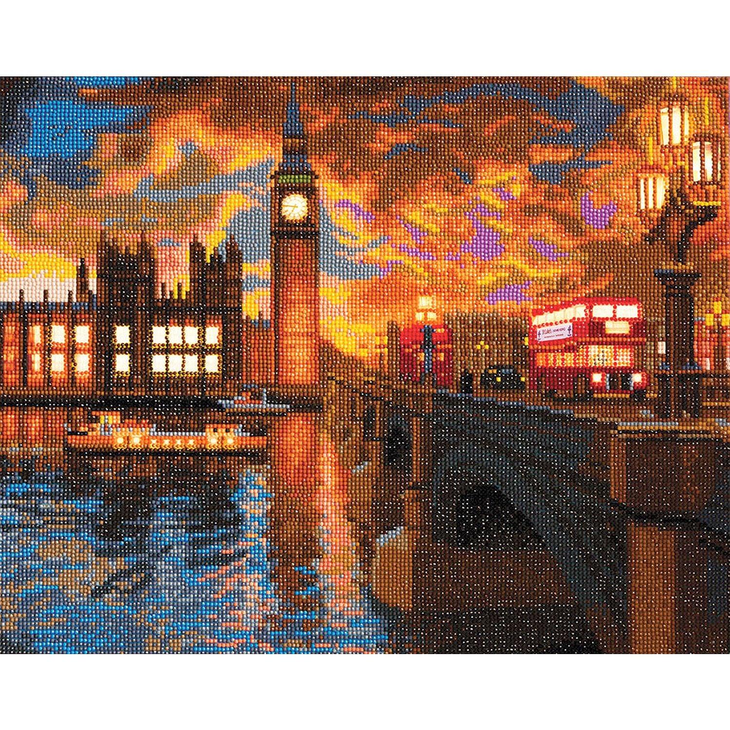 Crystal Art - CA Kit (Large LED) - London Sunset