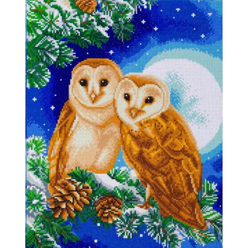 Crystal Art - Kit CA (Grand) - Moonlight Perch