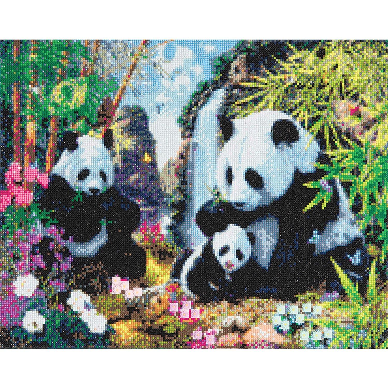 Crystal Art - CA Kit (Large) - Panda Valley
