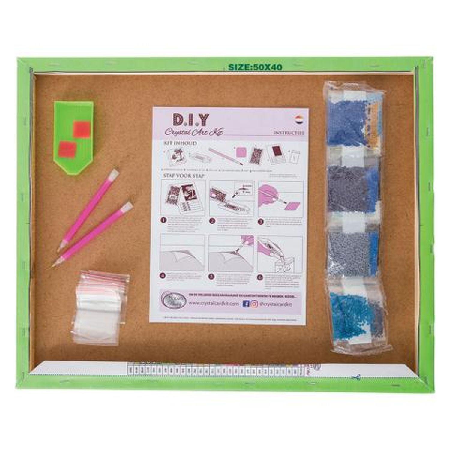 Crystal Art - CA Kit (Large) - Peter Rabbit and Family