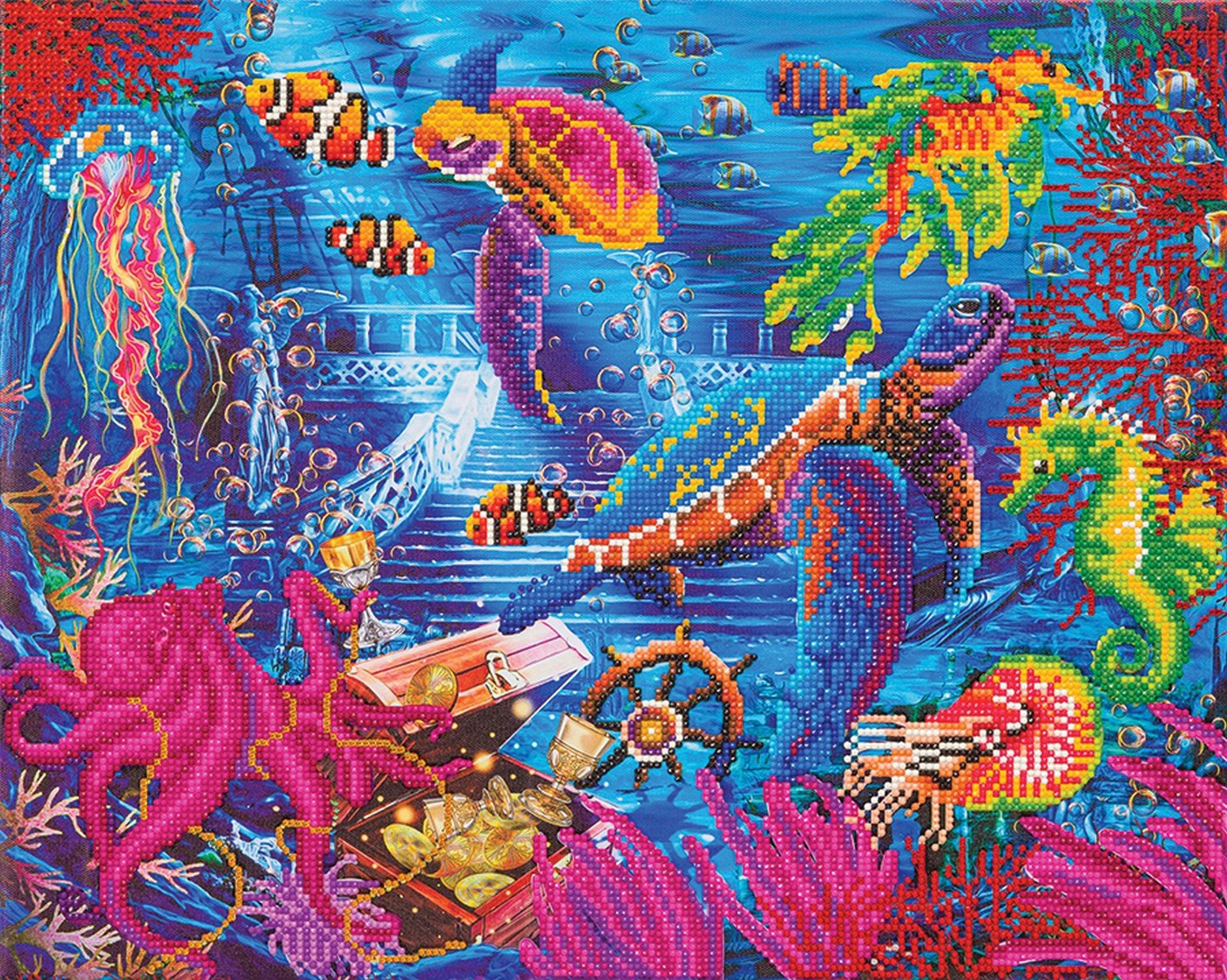 Crystal Art - CA Kit (Large) - Sea Life