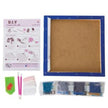 Crystal Art - CA Kit (Medium) - Blue Violet Butterflies