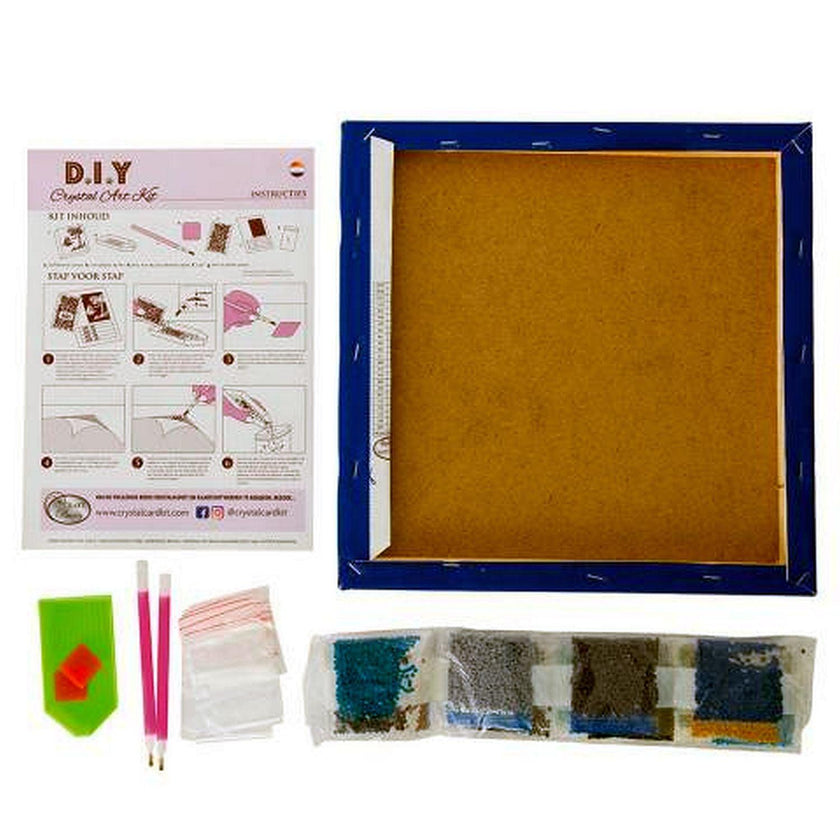 Crystal Art - CA Kit (Medium) - Cherry Kitten