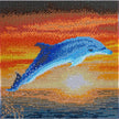 Crystal Art - CA Kit (Medium) - Dolphin Sunrise