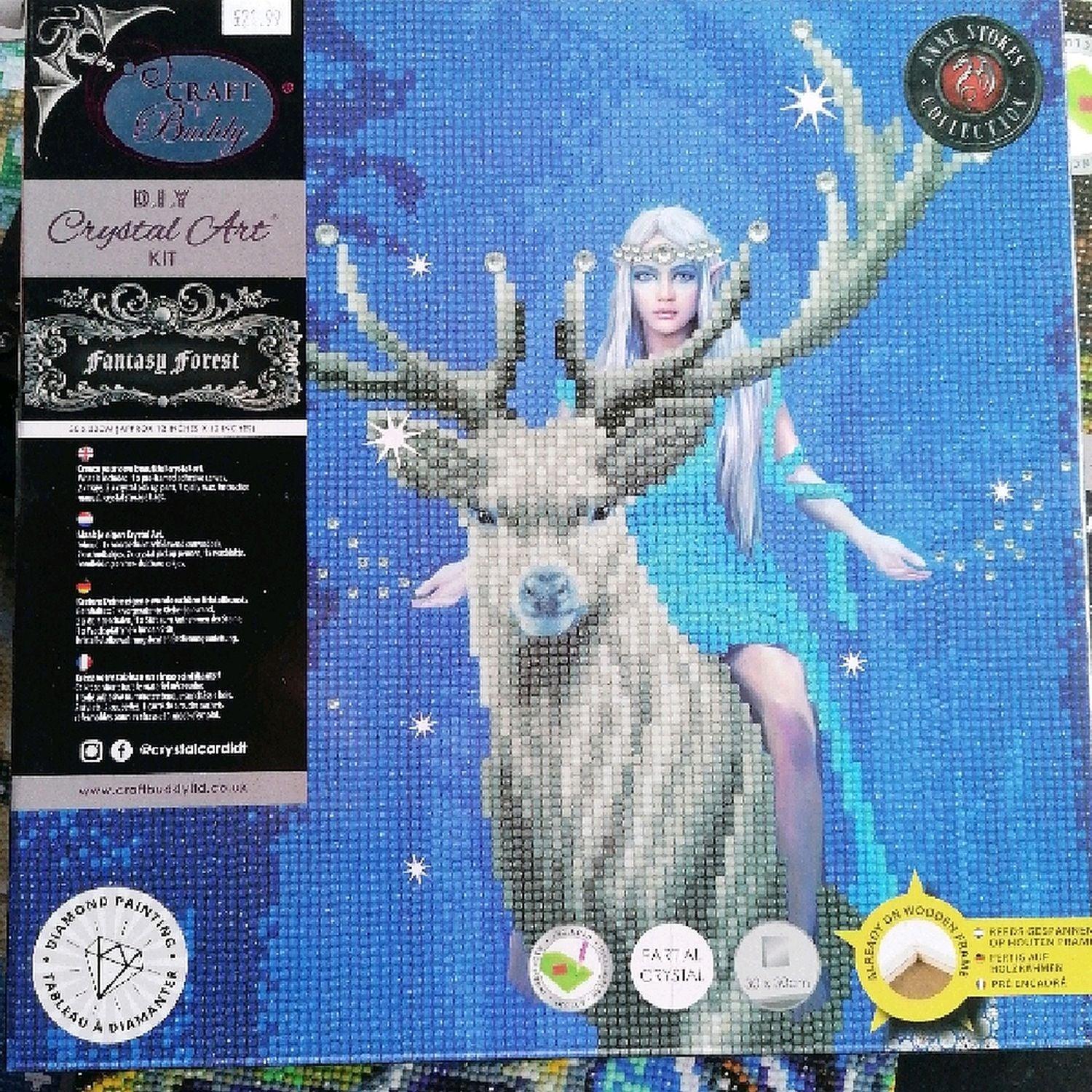 Crystal Art - CA Kit (Medium) - Fantasy Forest