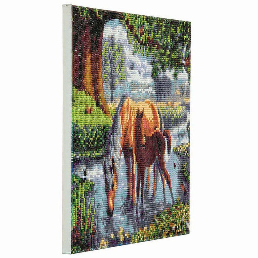 Crystal Art - CA Kit (Medium) - Fell Ponies