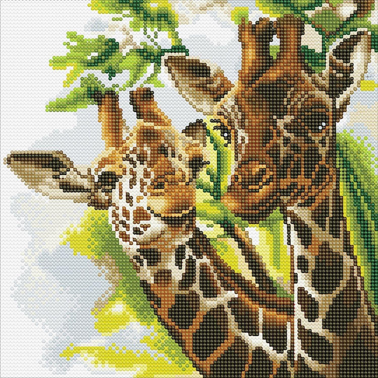Crystal Art - CA Kit (Medium) - Friendly Giraffes
