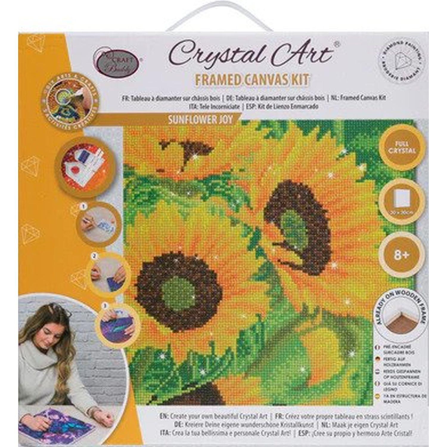 Crystal Art - CA Kit (Medium) - Sunflower Joy