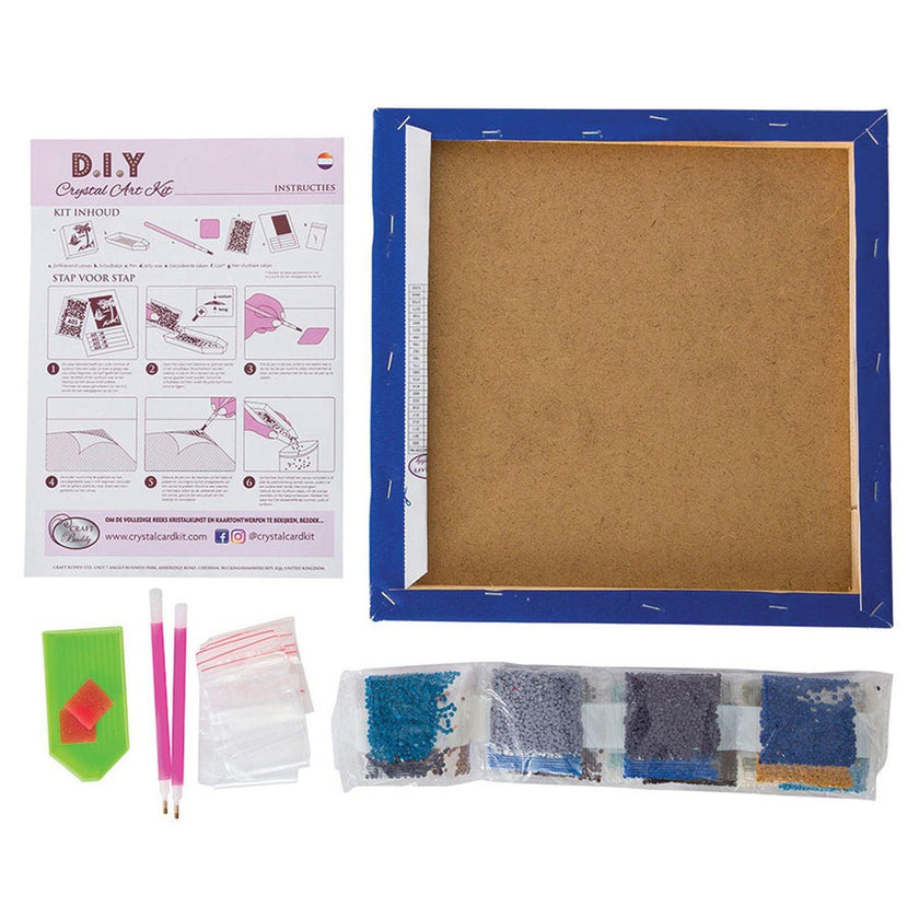 Crystal Art - CA Kit (Medium) - The Princess and The Unicorn