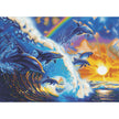 Crystal Art - CA Kit (XL size A) - Dolphin Waves