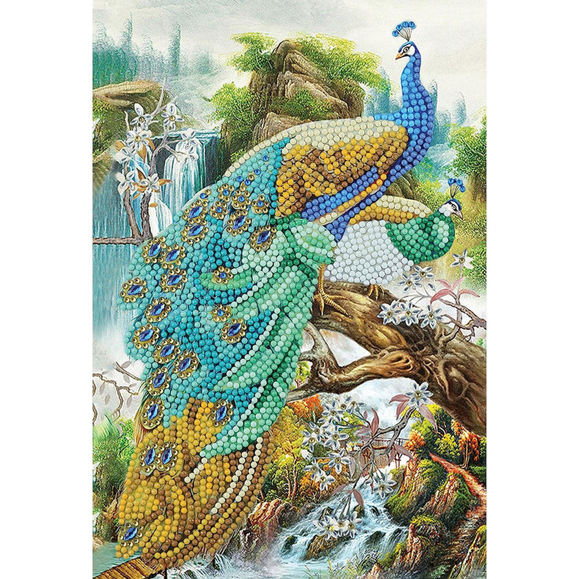 Crystal Art - CA Notebook - Peacock Waterfall