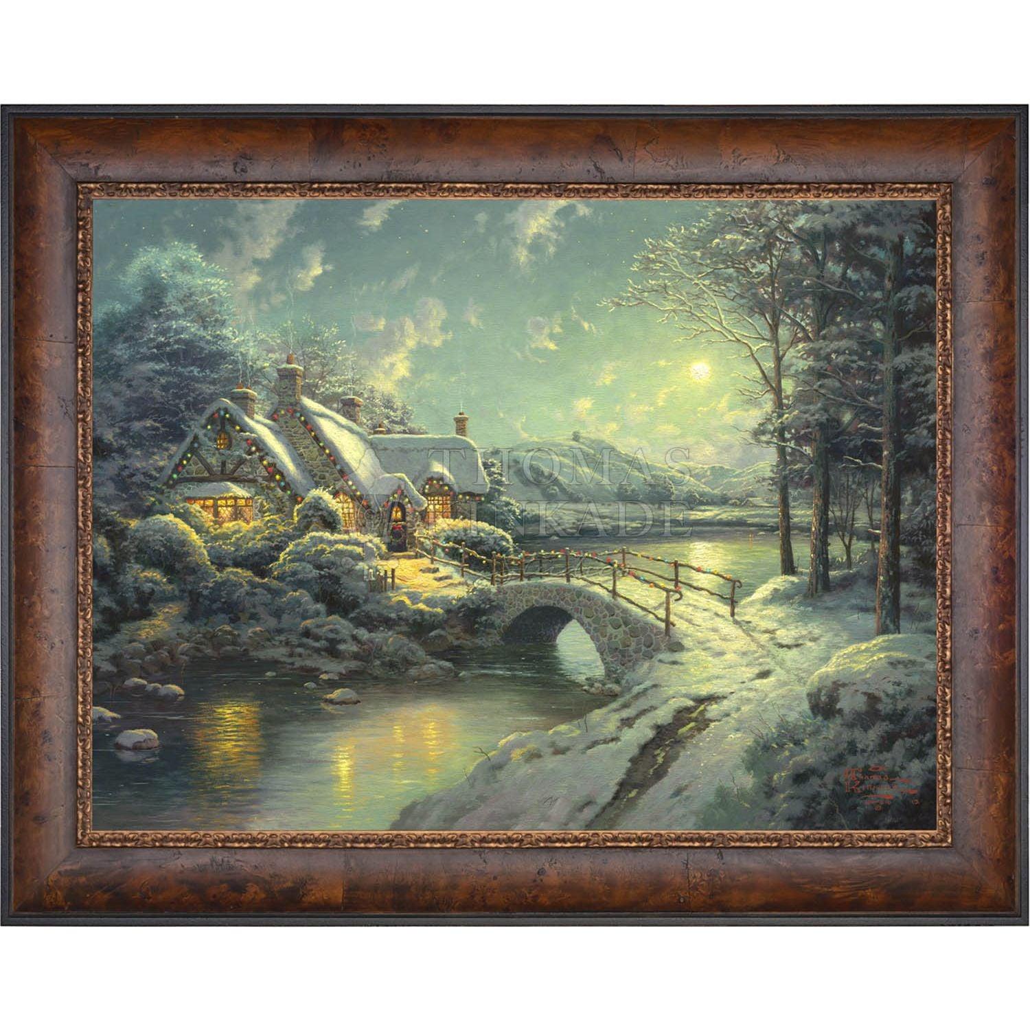 Crystal Art - CA PBN (Large) - Christmas Moonlight (Kinkade)