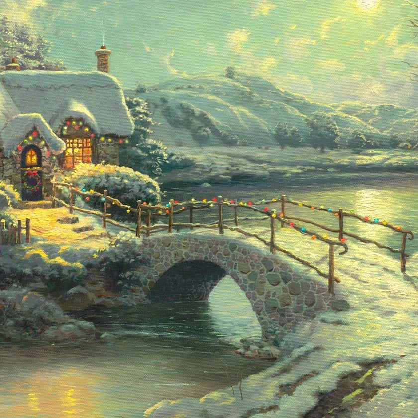 Crystal Art - CA PBN (Large) - Christmas Moonlight (Kinkade)