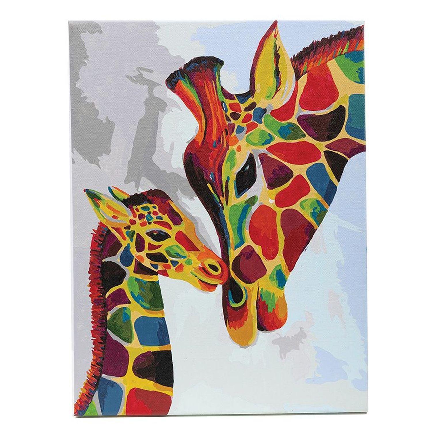 Crystal Art - CA PBN (Large) - Colorful Giraffes