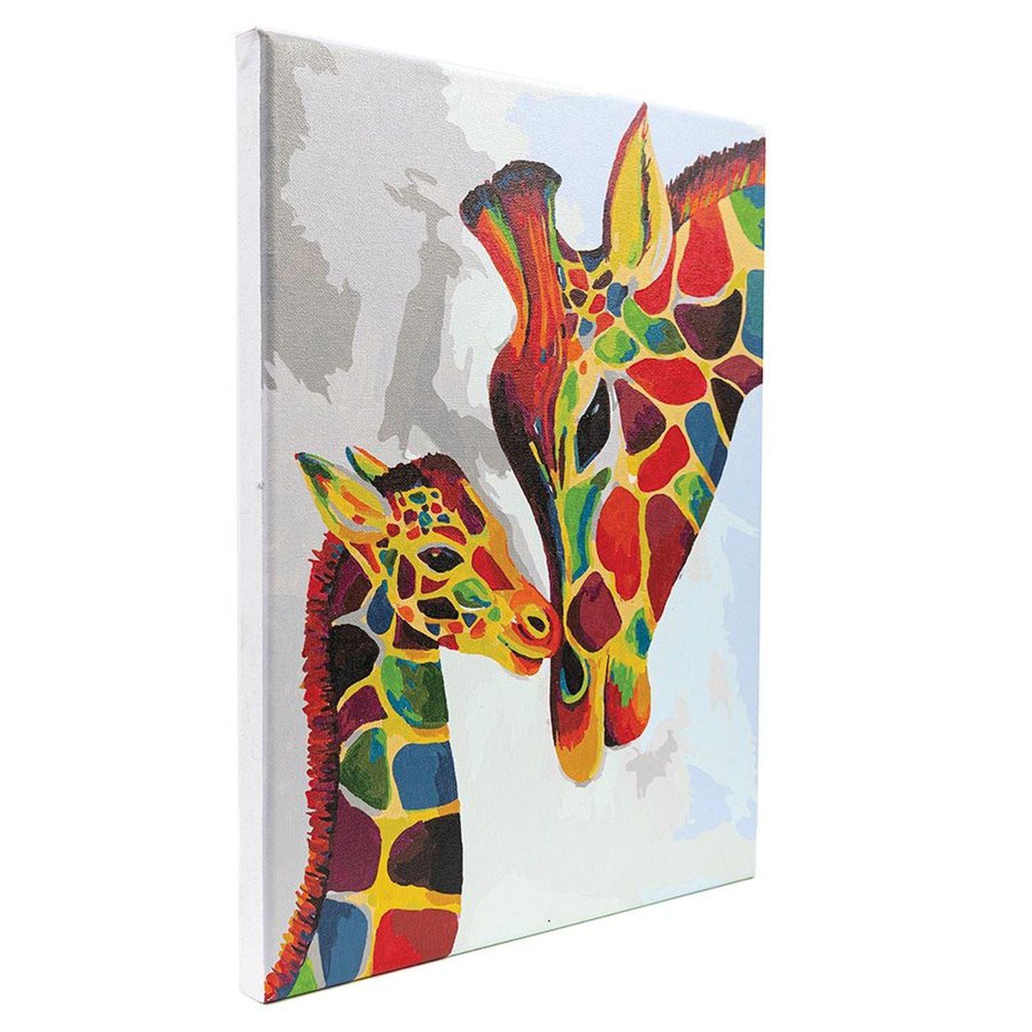Crystal Art - CA PBN (Large) - Colorful Giraffes