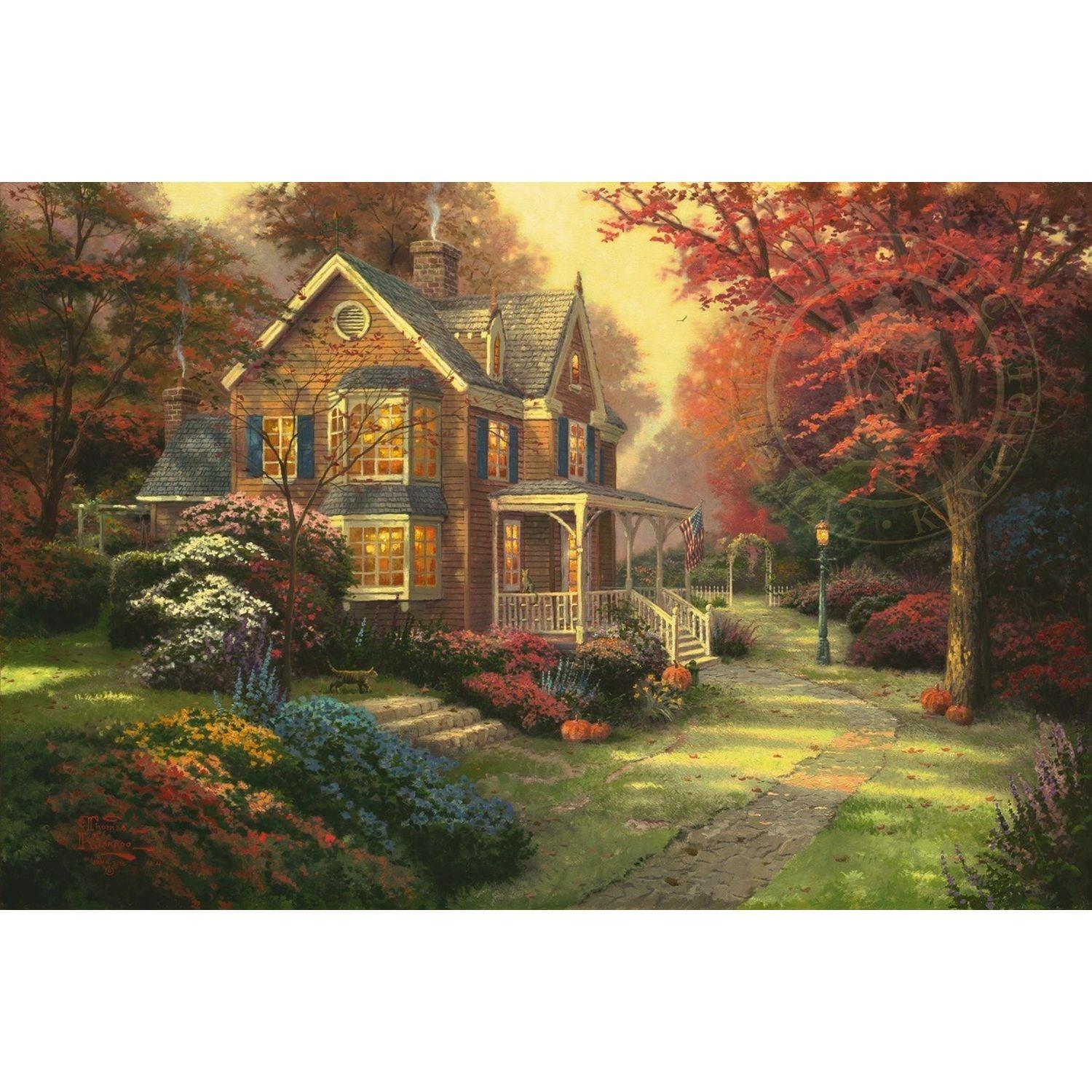 Crystal Art - CA PBN (Medium) - Victorian Autumn (Kinkade)
