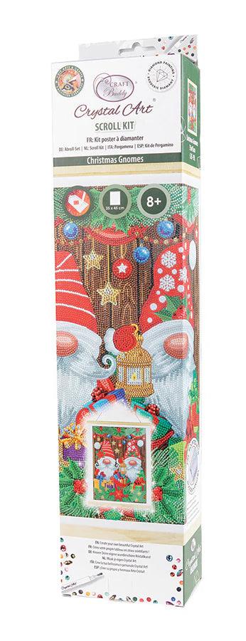 Crystal Art - CA Scroll Kit: Christmas Gnomes