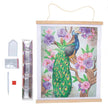 Crystal Art - CA Scroll Kit: Peacock Peony