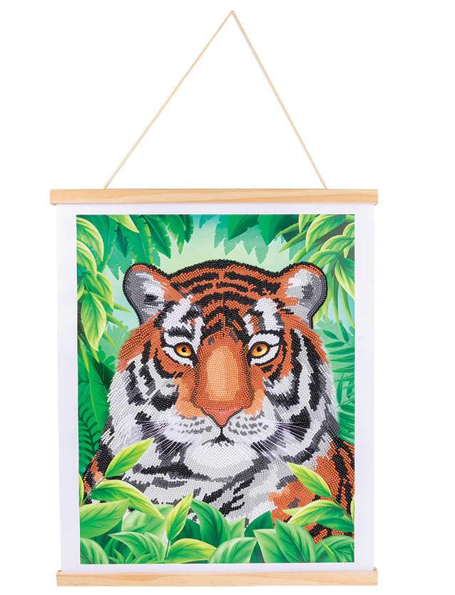 Crystal Art - CA Scroll Kit: Regal Tiger