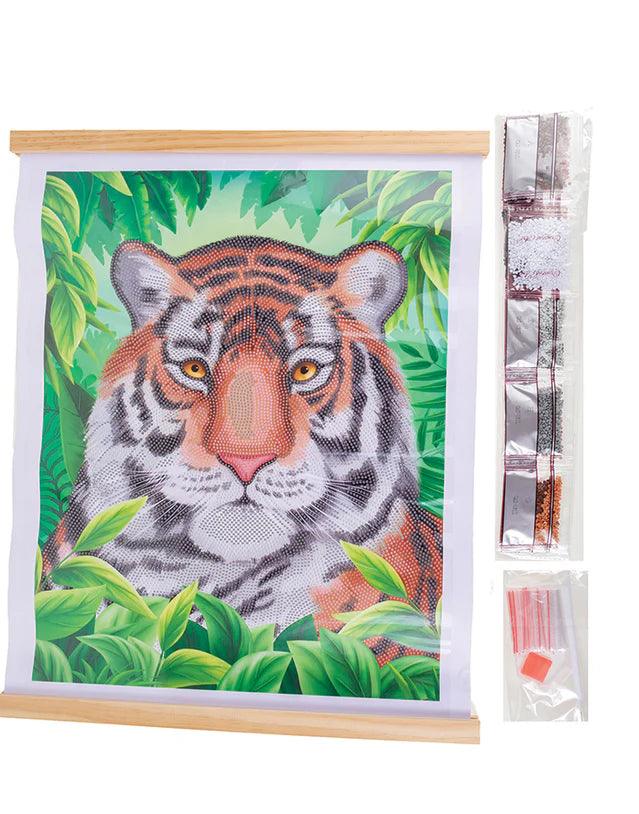 Crystal Art - CA Scroll Kit: Regal Tiger