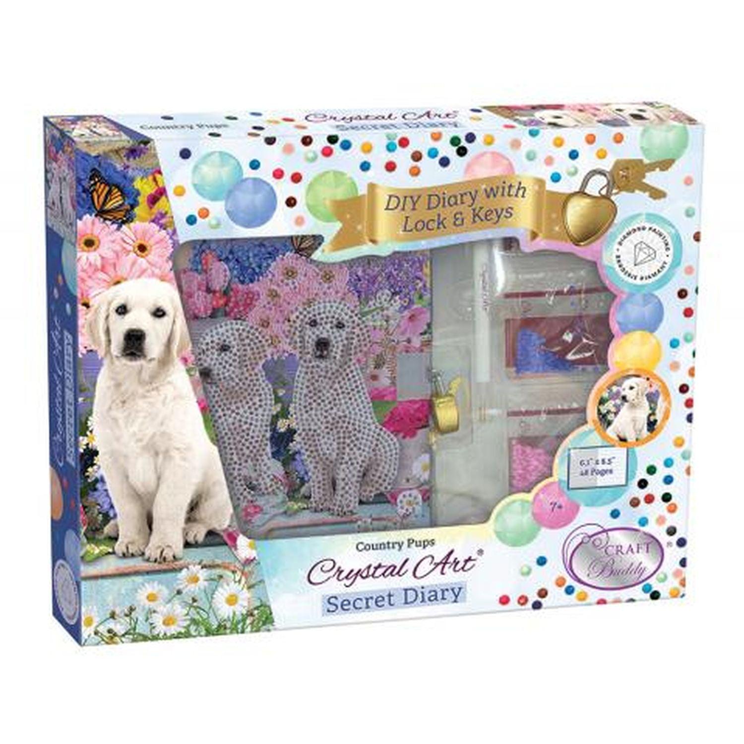 Crystal Art - CA Secret Diary - Country Pups