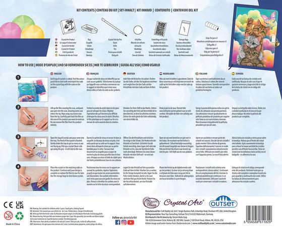 Crystal Art - CA Secret Diary Kit: Kitten Clouds