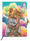Crystal Art - CA Secret Diary Kit: Kitten Clouds