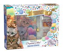 Crystal Art - CA Secret Diary Kit: Kitten Clouds