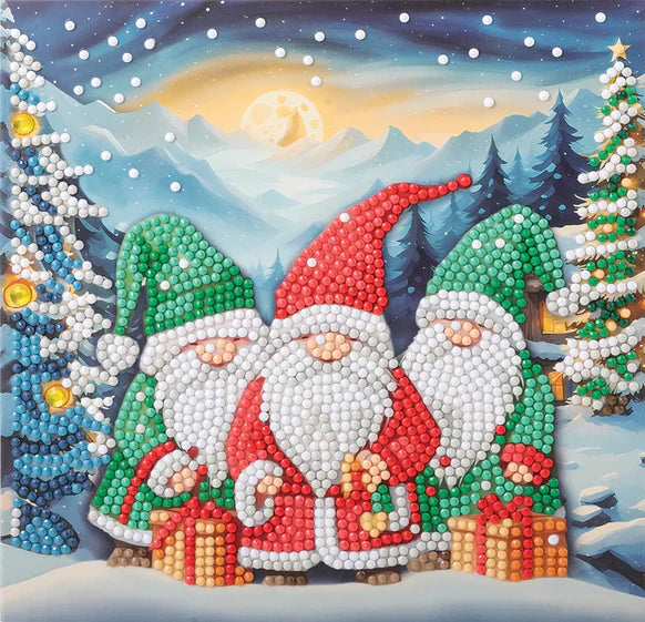 Crystal Art - Card Kit: Arctic Friends