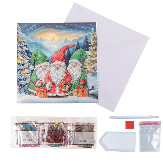 Crystal Art - Card Kit: Arctic Friends