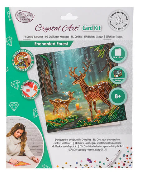 Crystal Art - Card Kit: Enchanted Forest