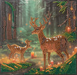 Crystal Art - Card Kit: Enchanted Forest