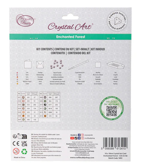 Crystal Art - Card Kit: Enchanted Forest