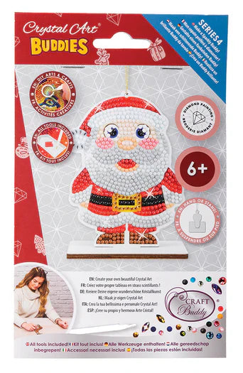 Crystal Art - Ornament: Santa