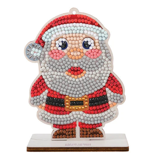Crystal Art - Ornament: Santa